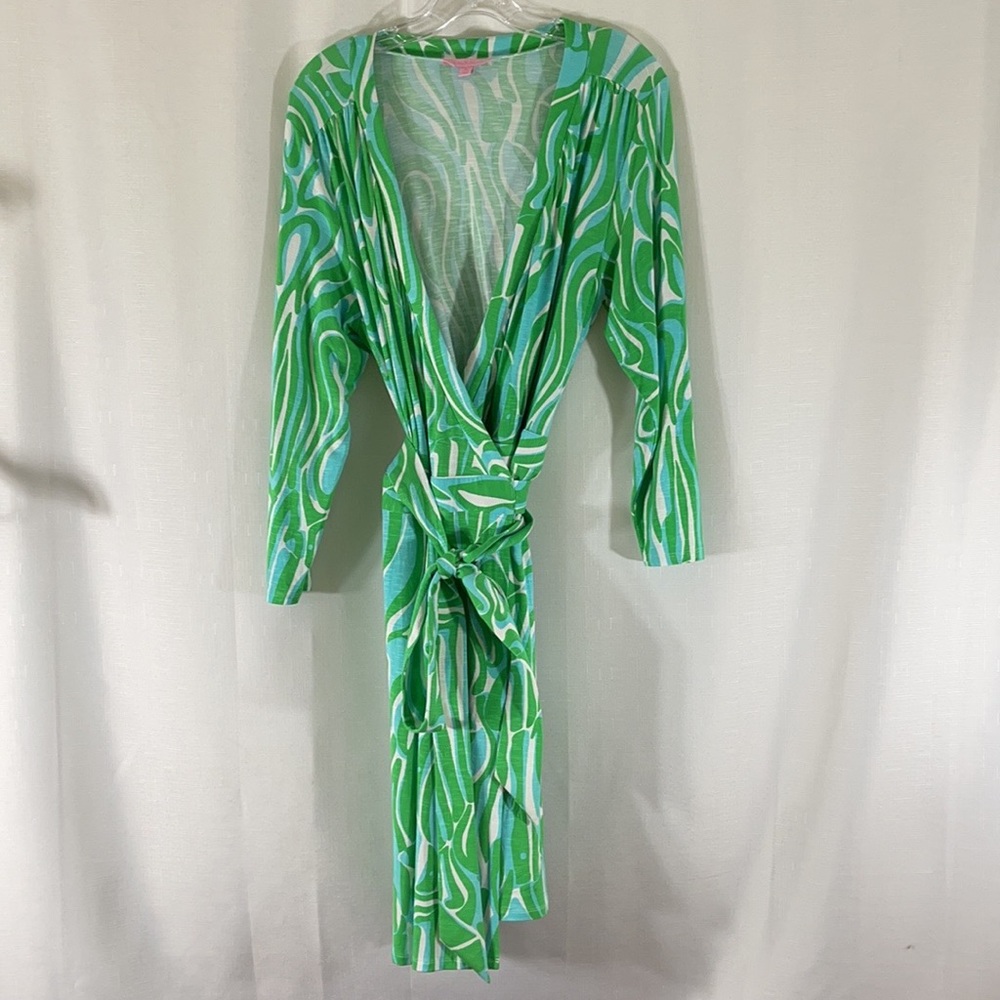 Lilly Pulitzer Meridian Wrap Dress - Picture 4 of 11